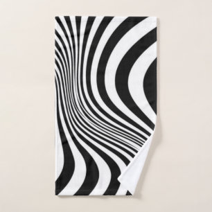 Toalha De Mão Padrão de textura de Impressão de pele zebra-88488