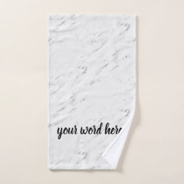 Toalha De Mão Palavra de citação inspiracional do ano