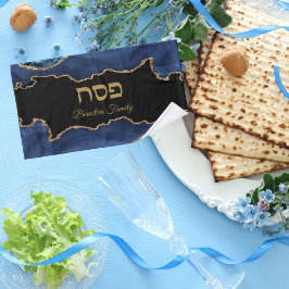 Toalha De Mão Páscoa de Elegante Blue Agate