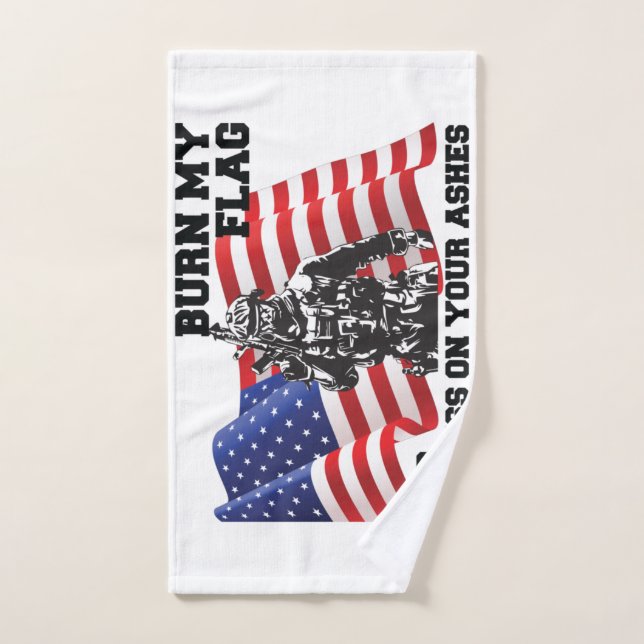 Toalha De Mão Patriota Americano (Toalha de mão)