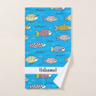 Toalha De Mão Peixe, peixe, peixe!