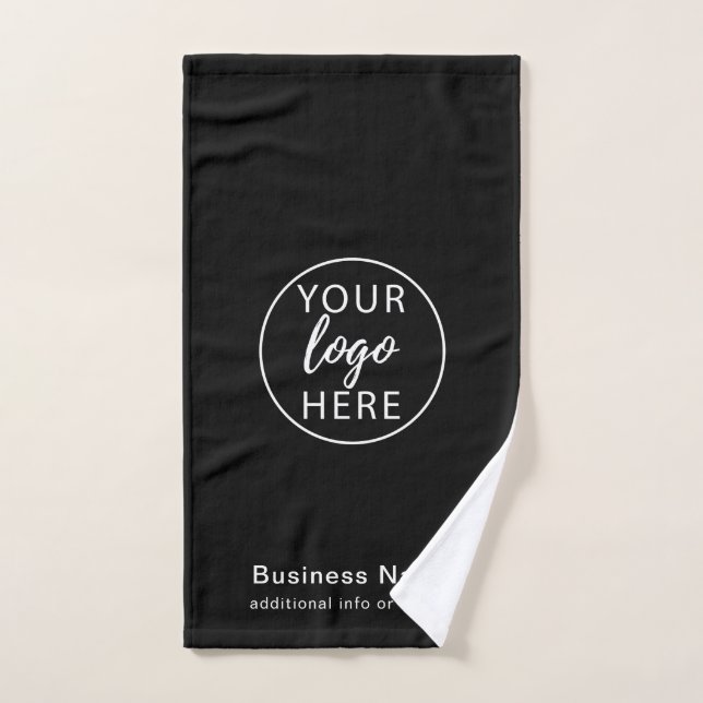 Toalha de Mão Personalizada com Logo de Negócios M (Toalha de mão)