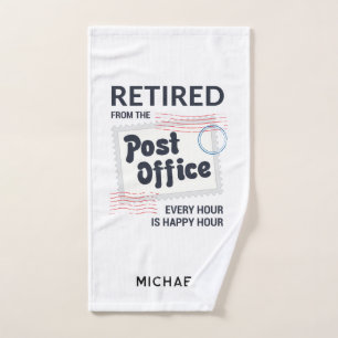 Toalha De Mão Personalizar Manutenção do Correio do Corretor de