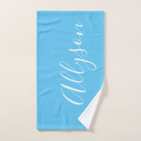 Personalizar Script Branco Vertical, Azul Céu