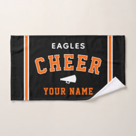 Toalha De Mão Personalized Name & School Cheer Towel, Team Gift
