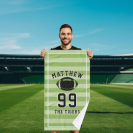 Toalha De Mão Personalized Sports Towel | Custom Football Player
