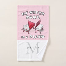 🎶 Piano Livros Sobre Rodas Monograma Música Artís