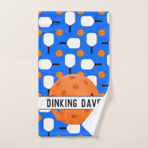 Pickleball Paddles Laranja Balls Blue Personalizad