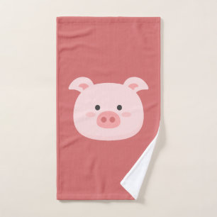 Toalha De Mão Piggy Birthday Kids Art Towel