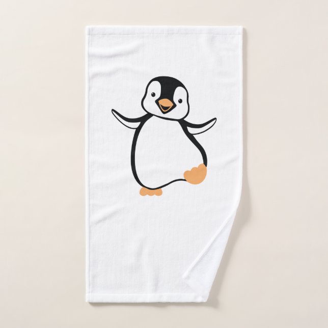 Toalha De Mão pinguim (Toalha de mão)