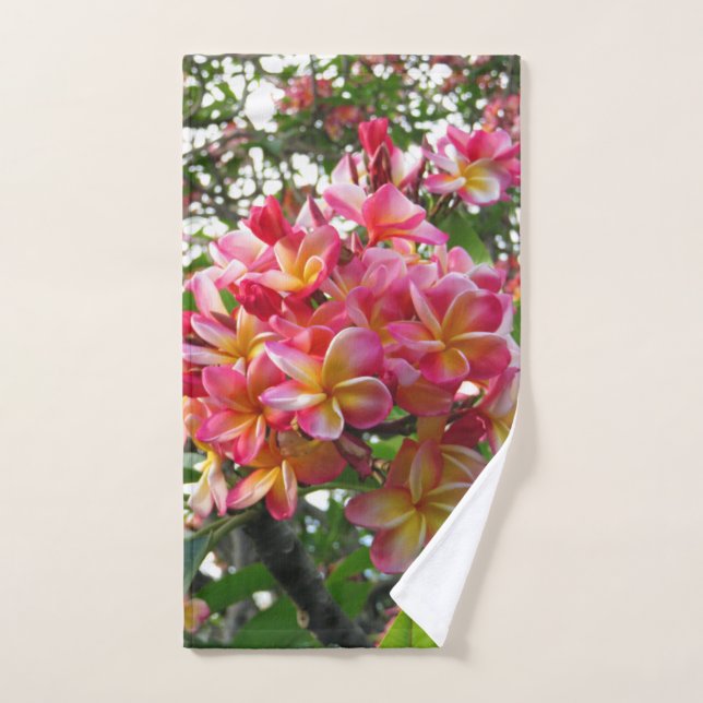 Toalha De Mão Plumeria havaiana (Toalha de mão)