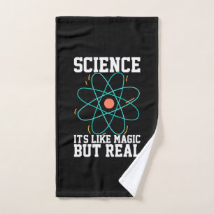 Toalha De Mão Presente cientista   Ciência É Como Magia