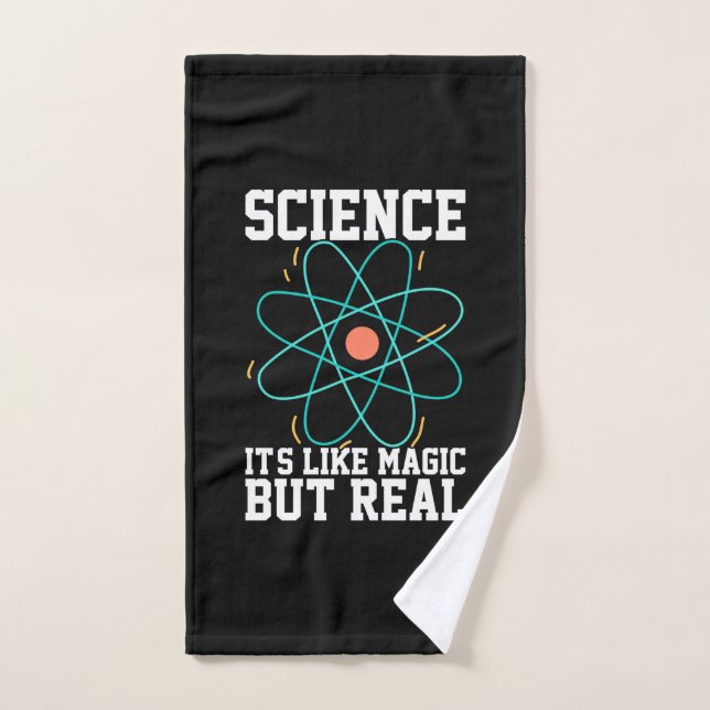 Toalha De Mão Presente cientista | Ciência É Como Magia (Toalha de mão)