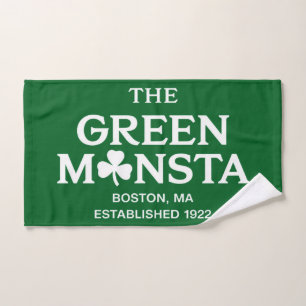 Toalha De Mão Presente de beisebol Green Monsta Boston Green Mon