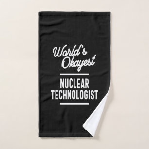 Toalha De Mão Presente de Trabalho de Tecnologia Nuclear