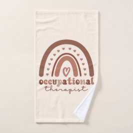 Toalha De Mão Presentes Terapêuticos Ocupacionais Boho Arco-Íris