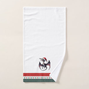 Toalha De Mão Pterodactyl de Natal