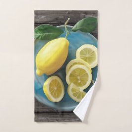 Toalha De Mão Quando a Vida Lhe Dá Limões | Cartão de Frutas em 