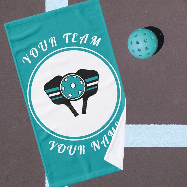 Toalha De Mão Rackets de Pickleball Personalizados e Esportes de (Criador carregado)