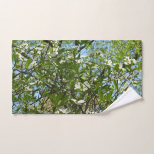 Toalha De Mão Ramais de Primavera de Lagostas de Dogwood