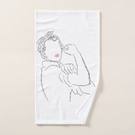 Toalha De Mão Rosie the Riveter