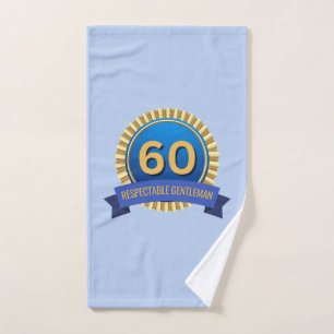 Toalha De Mão Senhor respeitável - 60º aniversário