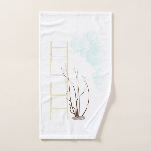 Toalha De Mão Serviette à main spa zen (Toalha de mão)