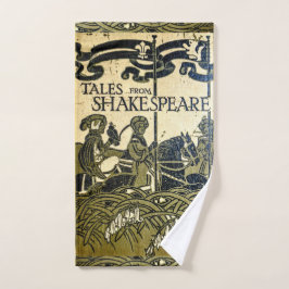 Toalha De Mão Shakespeare Art Nouveau