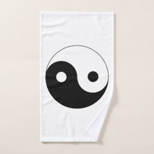 Toalha De Mão Símbolo Yin Yang Espiritual