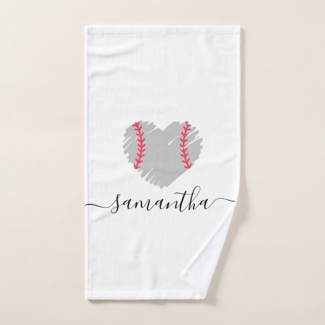 Toalha De Mão Softball em Torres de Esporte Baseball (Toalha de mão)