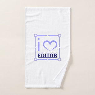 Toalha De Mão Sou Editor