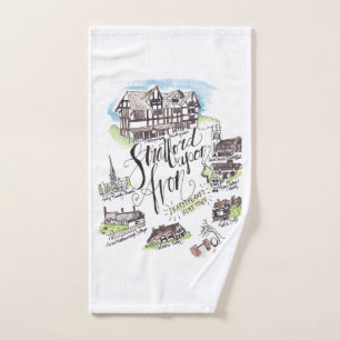 Toalha De Mão Stratford Sobre Avon Kitchen Tea Towel