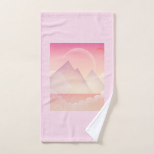 Toalha De Mão Terra da Montanha Dreamy Pastel