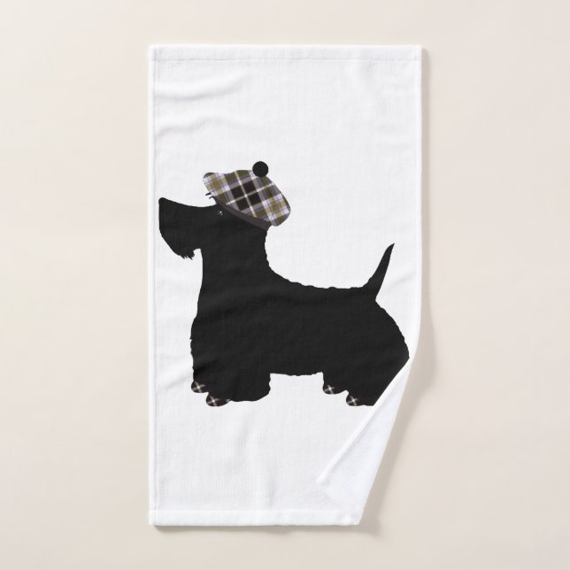 Toalha De Mão Terrier Escocês (Toalha de mão)