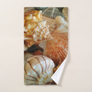 Toalha De Mão Teste padrão do Seashell