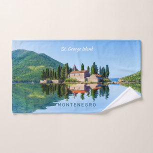 Toalha De Mão Texto Personalizado Montenegro