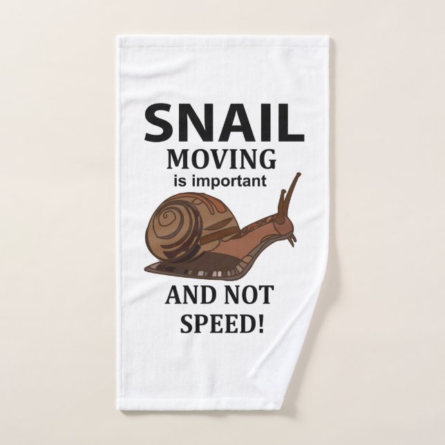 Toalha De Mão Tipografia de Concha de Caracol Animal  (Toalha de mão)