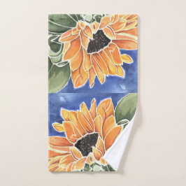 Toalha De Mão Toalha da Mão Sunflower