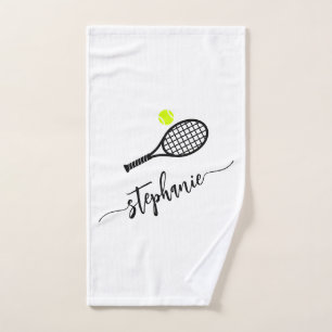 Toalha De Mão Toque de Mão Personalizada do Nome do Script de Tê