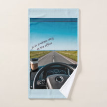 Truckers Towel. Apenas mais um dia no escritório
