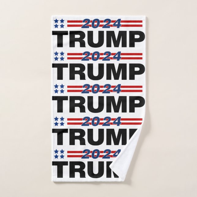 Toalha De Mão Trump 2024 (Toalha de mão)