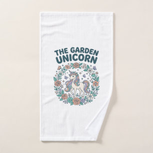 Toalha De Mão Unicorn O Unicórnio Do Jardim Camiseta T Moda Desi