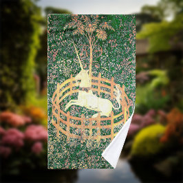 Toalha De Mão Unicórnio Em Cativeiro