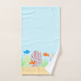 Toalha De Mão Vida marinha