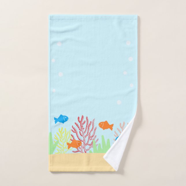 Toalha De Mão Vida marinha (Toalha de mão)