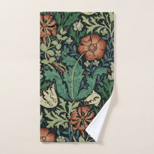 Toalha De Mão William Morris Compton Floral Art Nouveau Pattern