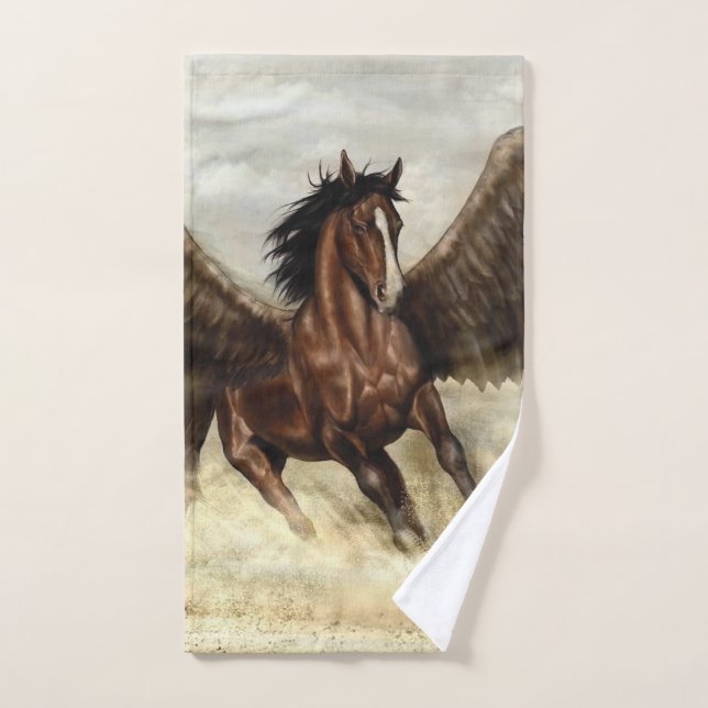 Toalha De Mão Winged Pegasus   (Toalha de mão)