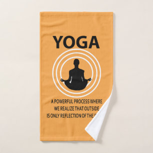 Toalha De Mão Yoga Meditation Yoga