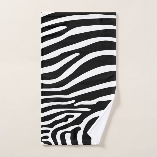 Toalha De Mão Zebra Animalprint (Toalha de mão)