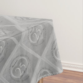 Toalha De Mesa 25: Cinza de Silvery